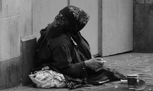 The eyes of a beggar
