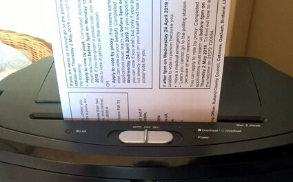 Don’t vote – it encourages politicians