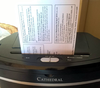 Don’t vote – it encourages politicians