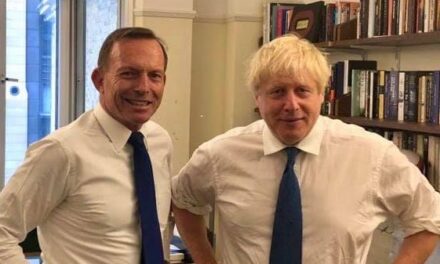 Tony Abbott ex Australian PM now British Board of Trade supremo