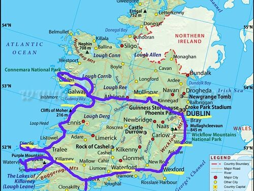 Who is better off, North or South in Ireland?